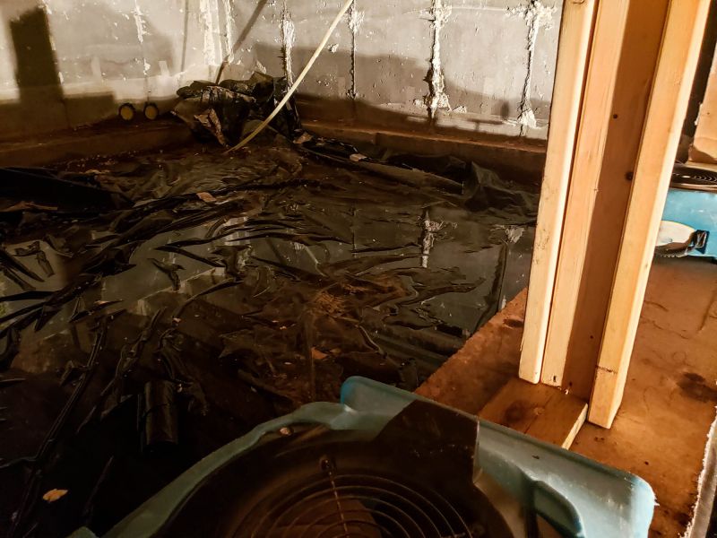 Clean and Protected Crawlspace